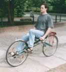 A Flevo-like bike with bracket IN the hub